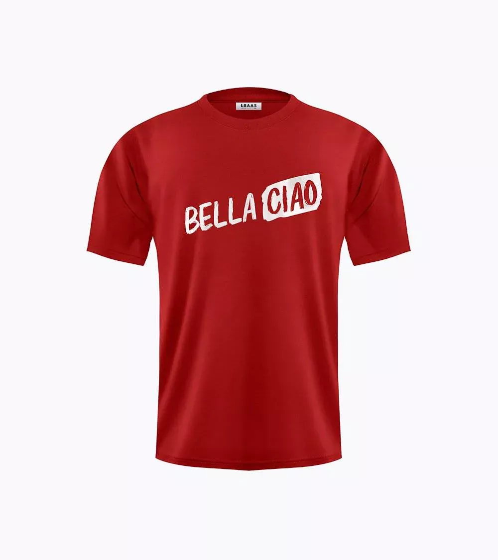 La Casa de Papel Inspired Bella Ciao Printed T-Shirt